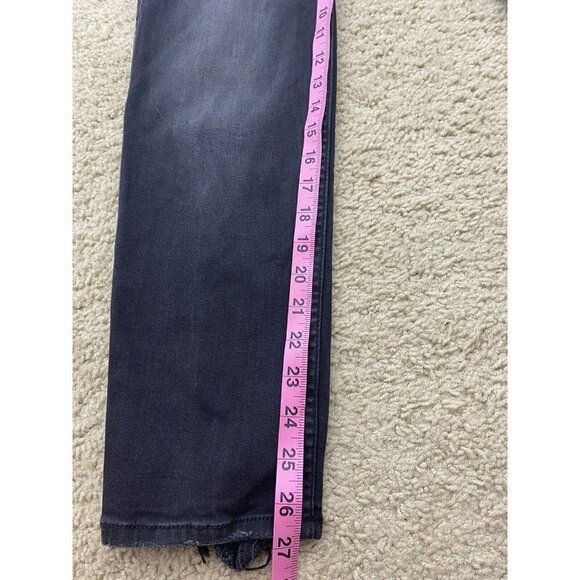 Hollister Womens Jeans Size 26 High Rise Slim Straight Washed Gray/Black - Picture 10 of 10